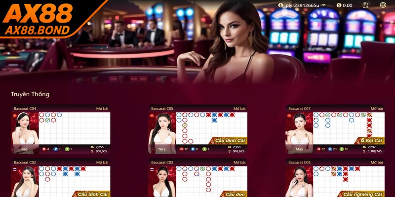Casino AX88 là điểm đến giải trí đỉnh cao với hàng loạt tựa game hấp dẫn