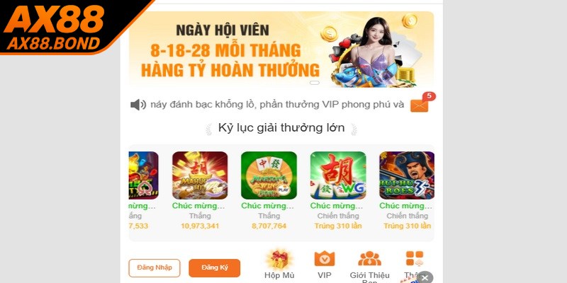 Một lưu ý hàng đầu khi đăng nhập AX88 là bảo mật dữ liệu